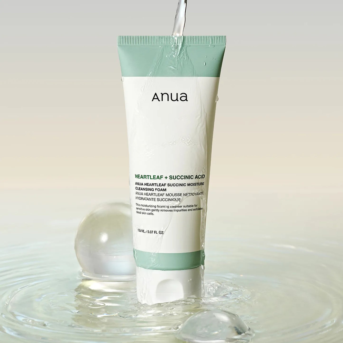 [ANUA] Heartleaf Succinic Moisture Cleansing Foam