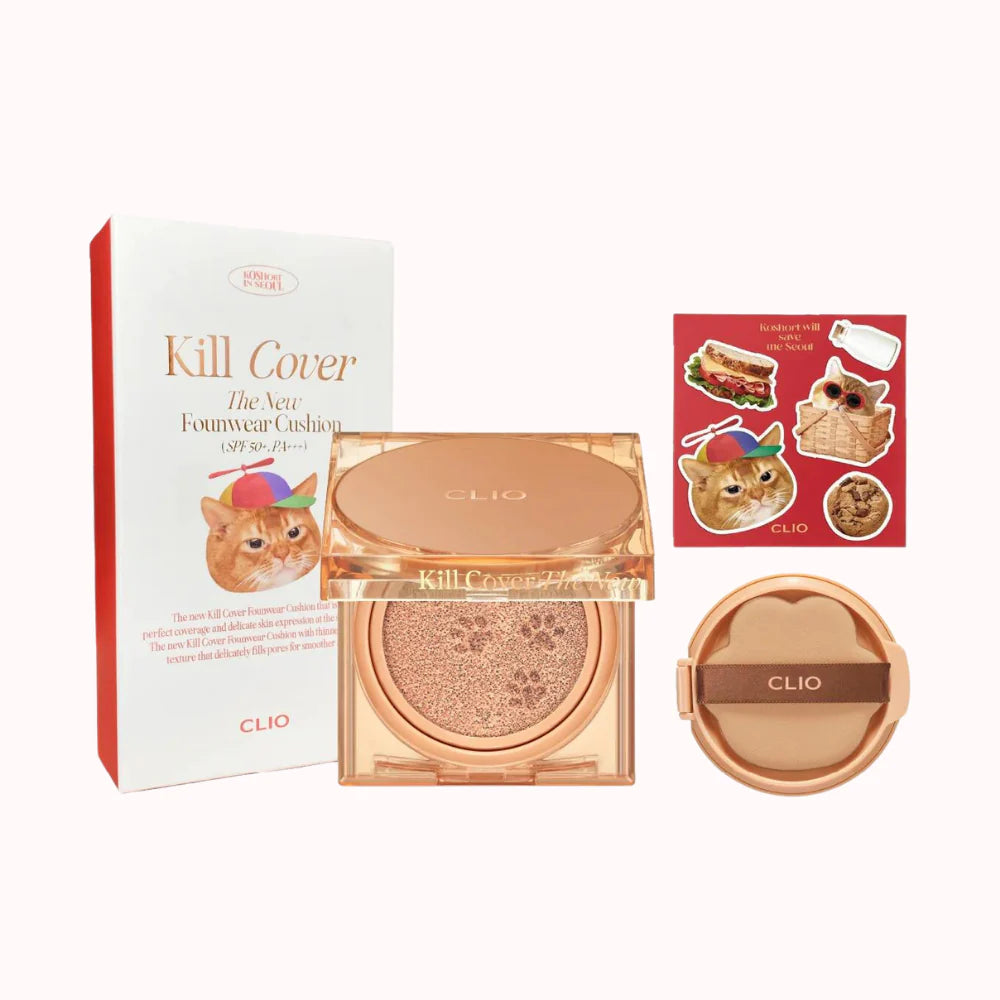 [CLIO] KILL COVER THE NEW FOUNDWEAR CUSHION SET KOSHORT IN SEOUL LIMITED EDITION